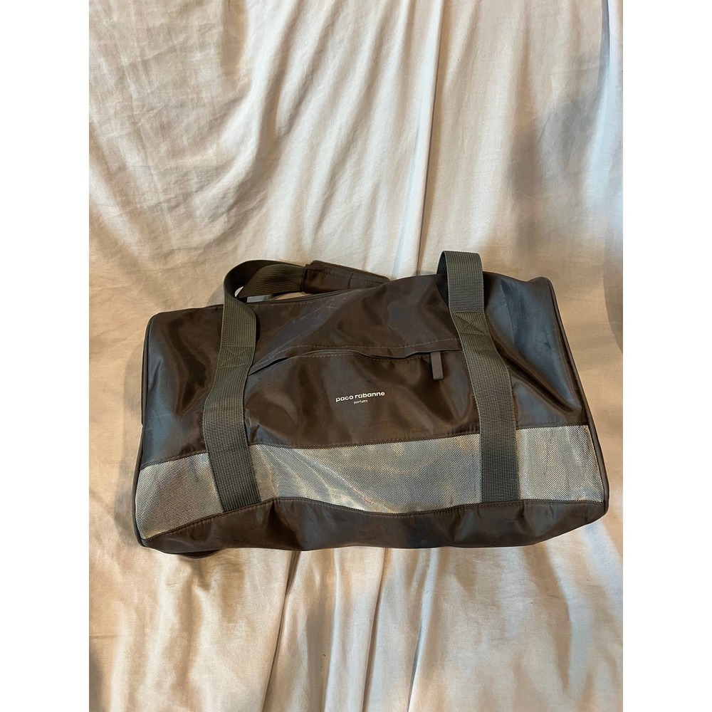 Paco Rabanne Black Gray Carry Bag